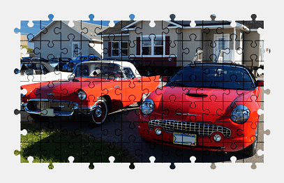 Jigsaw puzzle online ford,car,colorful
