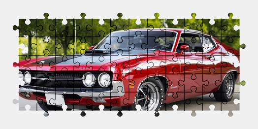 Jigsaw puzzle online ford,car,vehicle,colorful