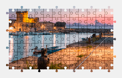 Jigsaw puzzle online france,building,architecture,colorful,fortress