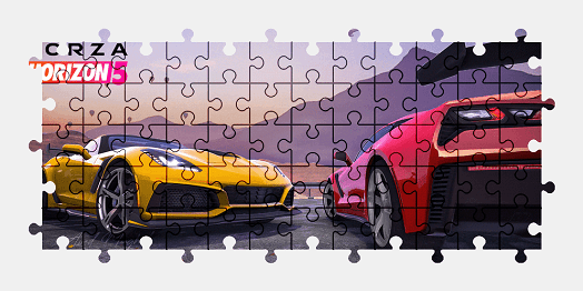 Jigsaw puzzle online forza-horizon,video-games,car,colorful
