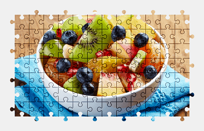 Jigsaw puzzle online fruit,salad,food,colorful