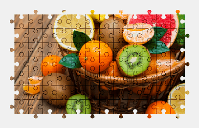 Jigsaw puzzle online fruit,food,colorful,citrus