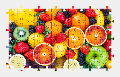 Jigsaw puzzle online fruit,food,colorful
