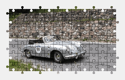 Jigsaw puzzle online porsche,sports-car,race,vintage,car,italy