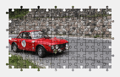 Jigsaw puzzle online race,sports-car,vintage,car,italy