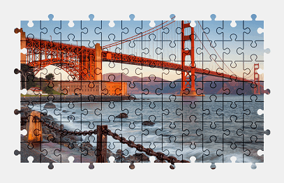 Jigsaw puzzle online golden-gate-bridge,bridge,san-francisco,california,usa,colorful