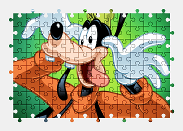 Jigsaw puzzle online goofy,disney,character,cartoon,colorful