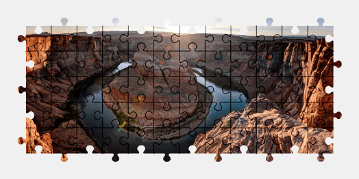 Jigsaw puzzle online river,arizona,nature,canyon,usa