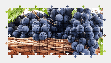 Jigsaw puzzle online grapes,fruit,food,colorful