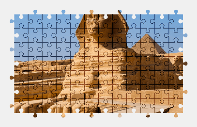 Jigsaw puzzle online statue,egypt,colorful