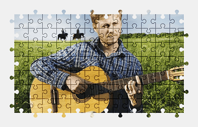 Jigsaw puzzle online guitar,music,musician,people,colorful