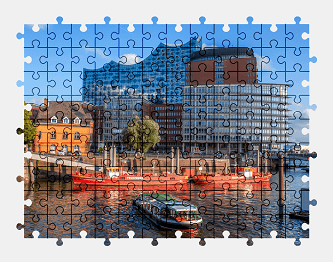 Jigsaw puzzle online hamburg,city,germany,building,architecture
