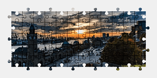 Jigsaw puzzle online hamburg,germany,city