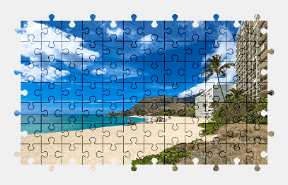 Jigsaw puzzle online hawaii,beach,nature,usa,colorful