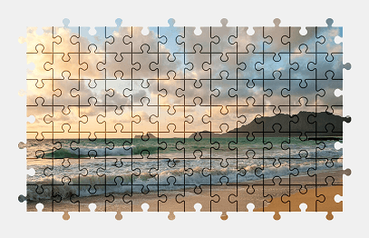 Jigsaw puzzle online hawaii,beach,usa,sunrise,tropical,ocean,colorful,nature