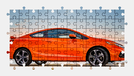 Jigsaw puzzle online honda,car,colorful