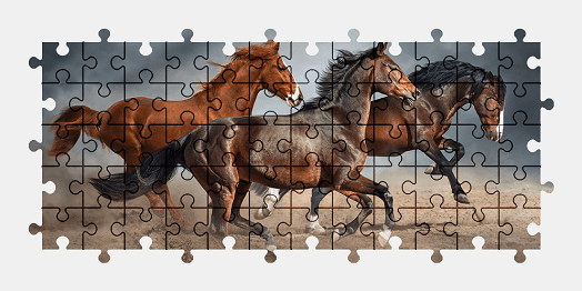 Jigsaw puzzle online horse,animal,nature