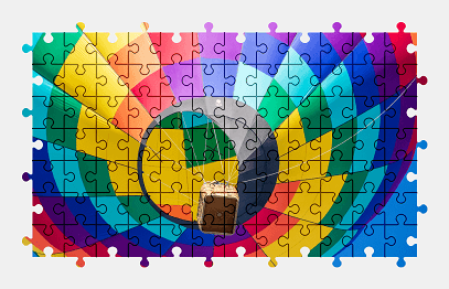 Jigsaw puzzle online hot-air-balloon,colorful,aircraft,vehicle