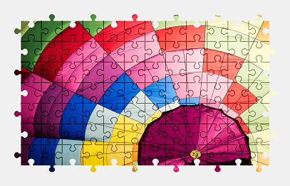 Jigsaw puzzle online hot-air-balloon,aircraft,vehicle,colorful