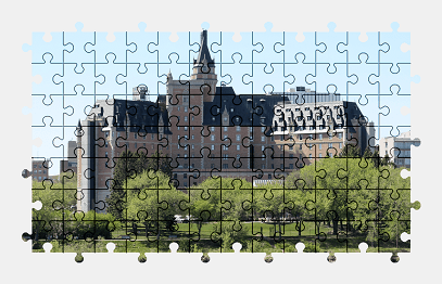 Jigsaw puzzle online hotel,building,architecture,canada