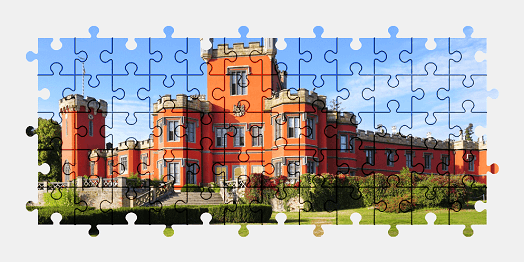 Jigsaw puzzle online castle,building,colorful,architecture