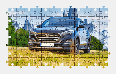 Jigsaw puzzle online hyundai,car,colorful