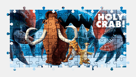 Jigsaw puzzle online ice-age,cartoon,colorful,character