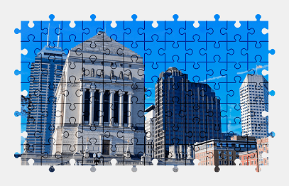 Jigsaw puzzle online indianapolis,city,building,colorful,usa
