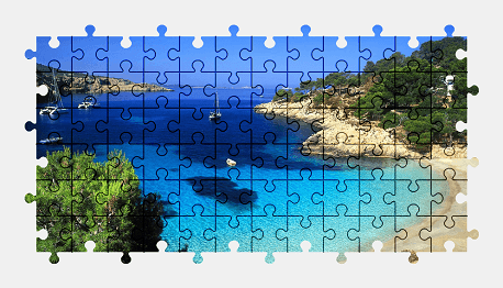 Jigsaw puzzle online island,nature,beach,landscape