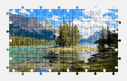 Jigsaw puzzle online nature,mountains,landscape,canada