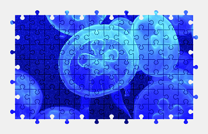 Jigsaw puzzle online jellyfish,animal,water,underwater,nature,colorful