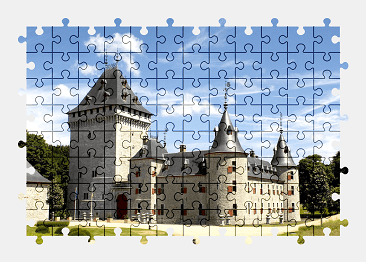 Jigsaw puzzle online castle,belgium,old,building,architecture,colorful