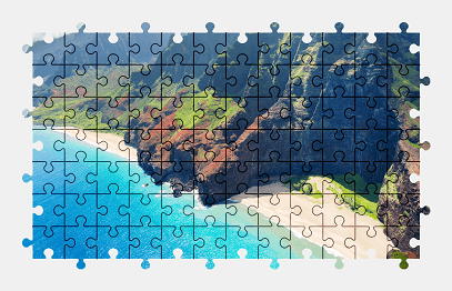 Jigsaw puzzle online island,hawaii,usa,nature,colorful,beach