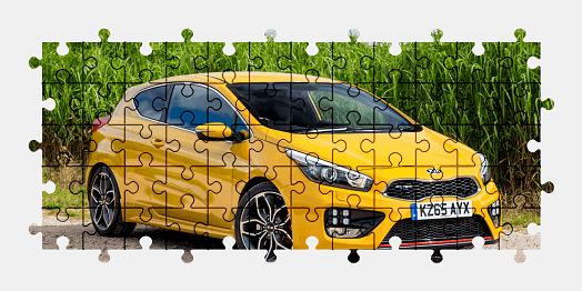 Jigsaw puzzle online kia,car,colorful
