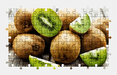Jigsaw puzzle online kiwi,fruit,food