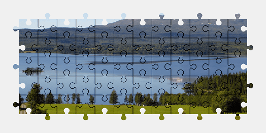 Jigsaw puzzle online lake,sweden,landscape