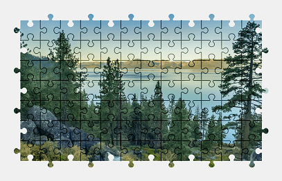Jigsaw puzzle online lake,usa,nature,colorful