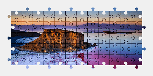 Jigsaw puzzle online lake,nature,colorful,landscape