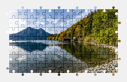 Jigsaw puzzle online lake,germany,nature,colorful,mountains