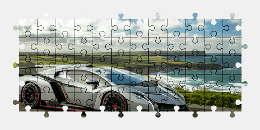 Jigsaw puzzle online lamborghini,sports-car,gran-turismo,video-games,colorful,car,vehicle