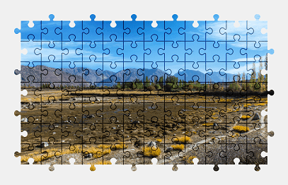 Jigsaw puzzle online landscape,nature,colorful,mountains