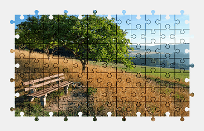Jigsaw puzzle online landscape,nature,tree