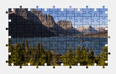Jigsaw puzzle online landscape,mountains