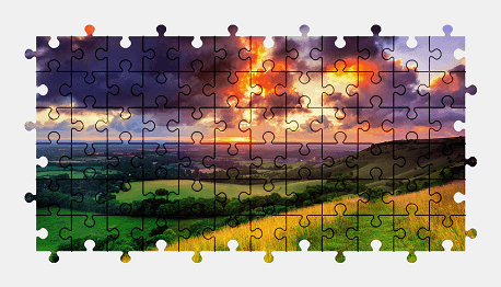 Jigsaw puzzle online landscape,nature,colorful