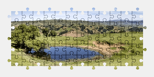 Jigsaw puzzle online pond,water,nature,landscape
