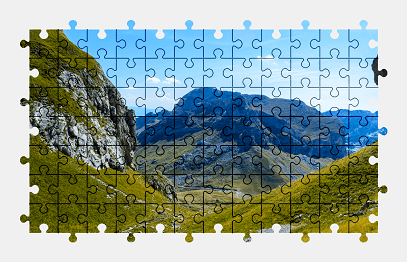 Jigsaw puzzle online landscape,nature,mountains