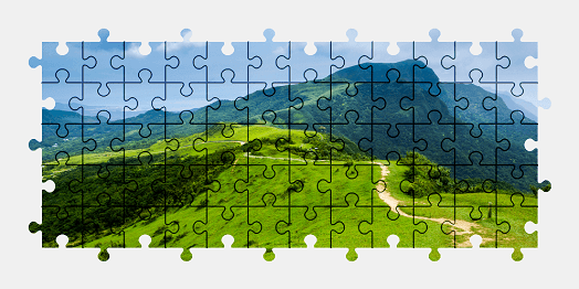 Jigsaw puzzle online taiwan,valley,green,landscape,nature,mountains,colorful
