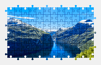 Jigsaw puzzle online norway,landscape,water,nature,colorful