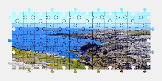 Jigsaw puzzle online seascape,landscape,nature,colorful