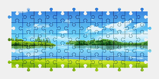 Jigsaw puzzle online landscape,nature,colorful